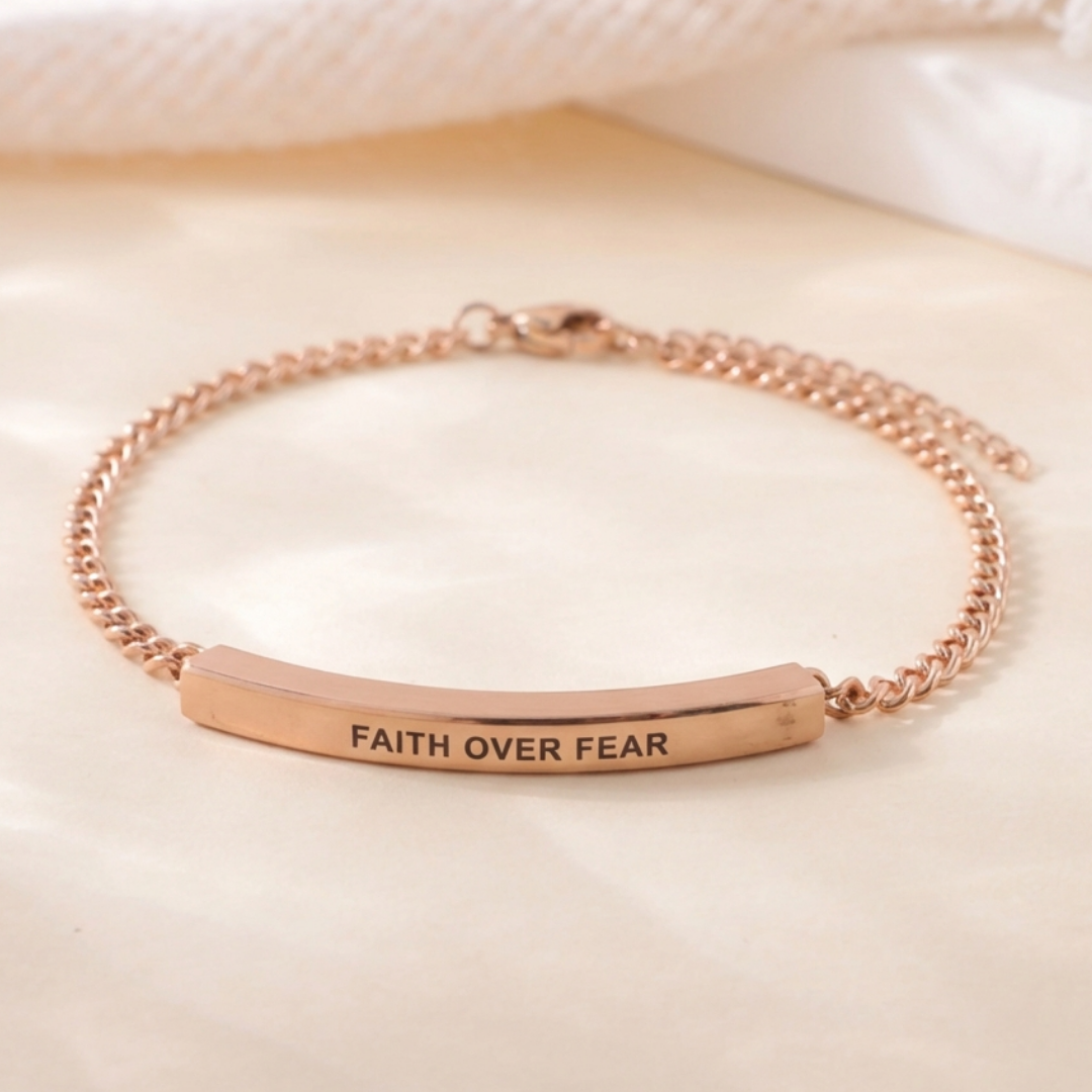 Faith Over Fear Bracelet