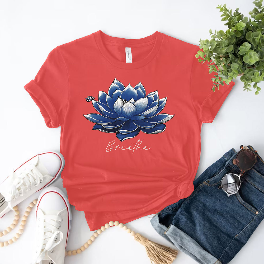 Breathe Lotus Tee