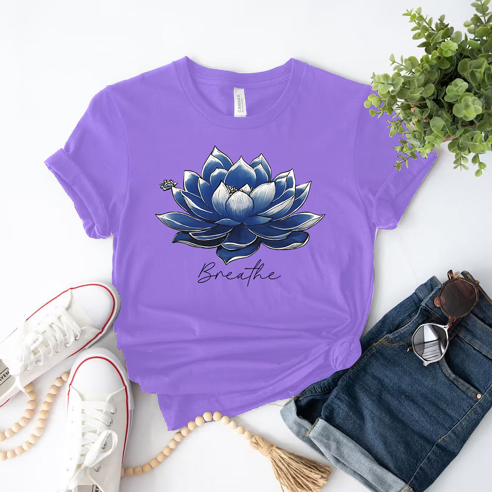 Breathe Lotus Tee