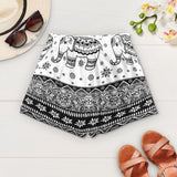 Black Classic Elephant Shorts