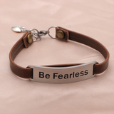 Be Fearless Affirmation Bracelet
