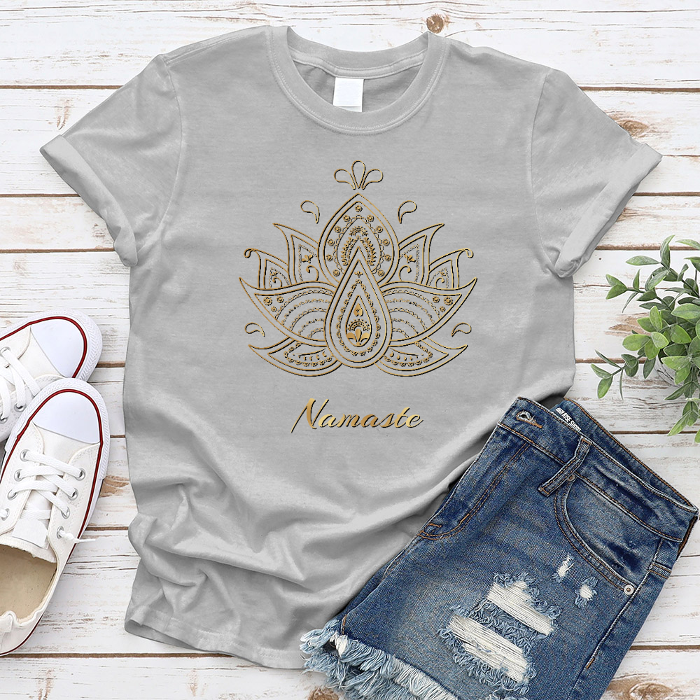 Namaste Lotus Mandala T-Shirt