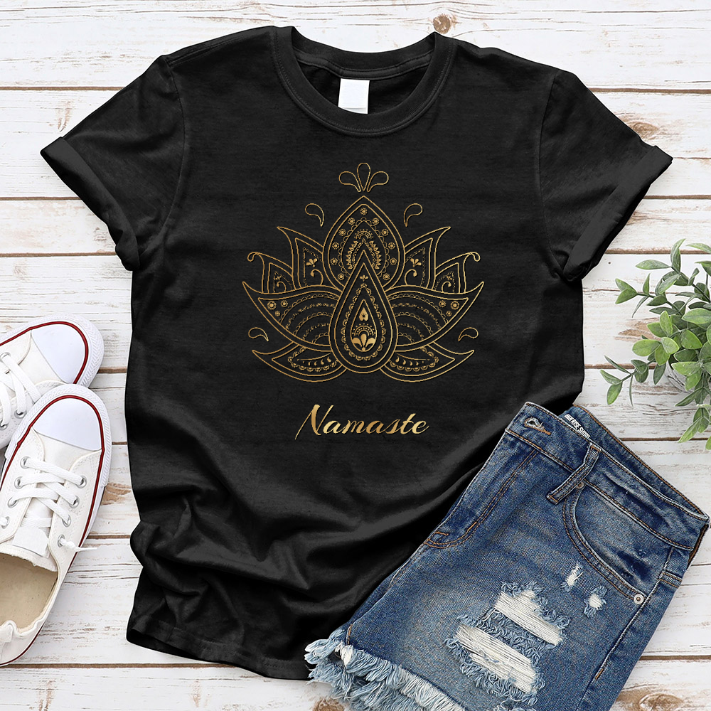 Namaste Lotus Mandala T-Shirt