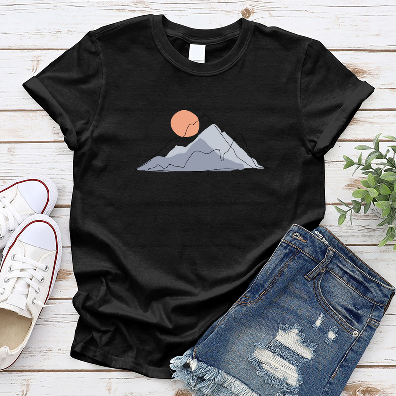 Abstract Mountain T-Shirt