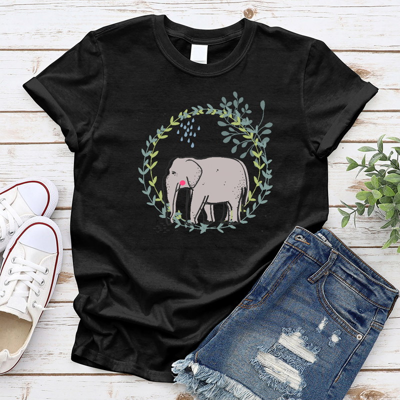 Elephant Wreath T-shirt