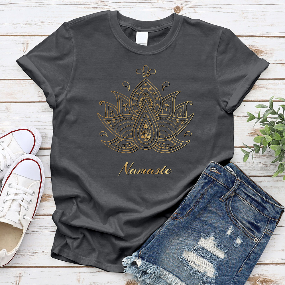 Namaste Lotus Mandala T-Shirt