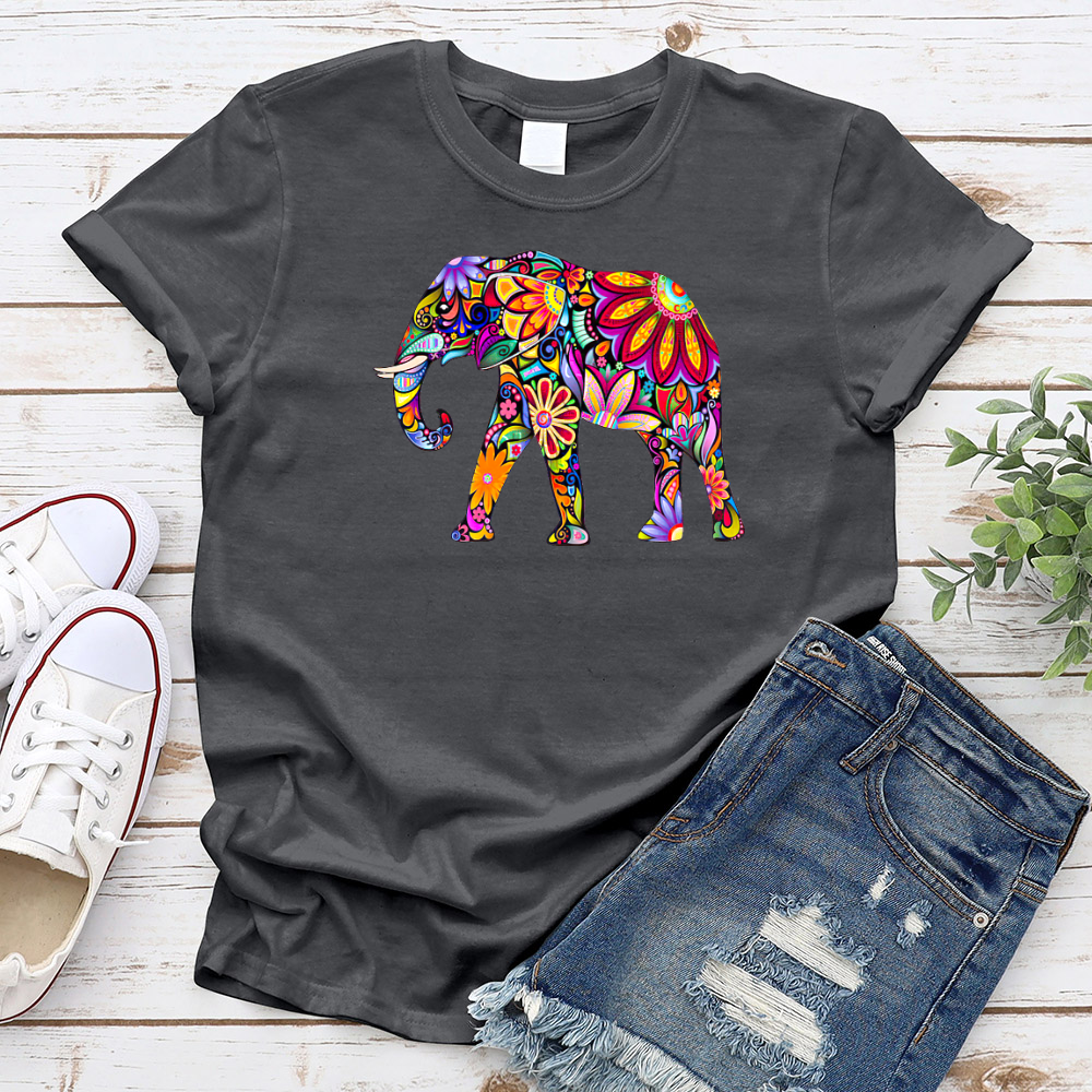 Flower Elephant T-Shirt