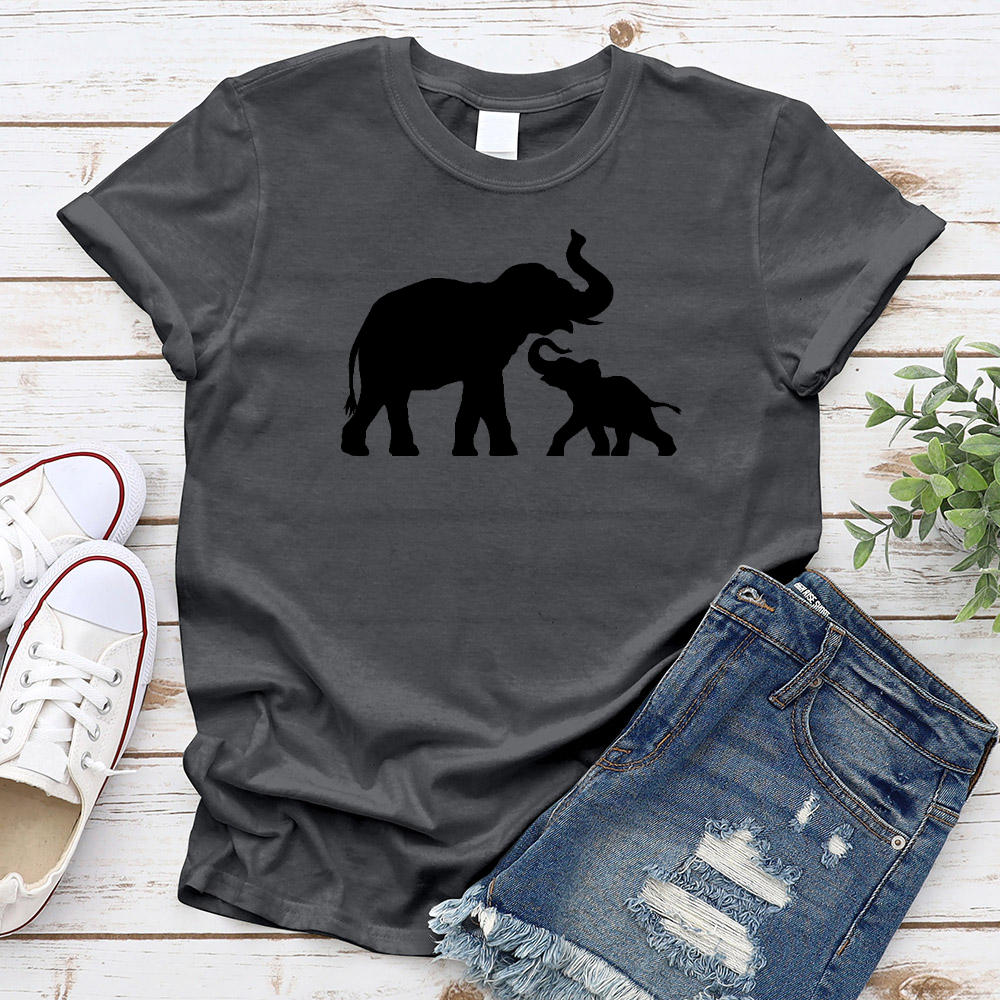 Mother & Child Elephant T-Shirt