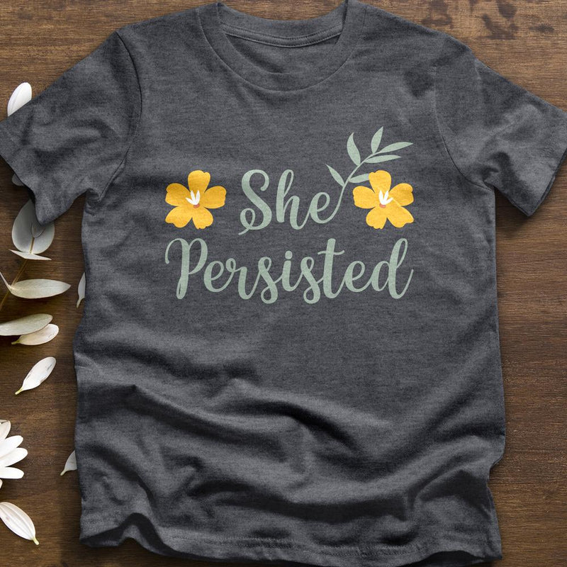 She Persisted Flower T-Shirt