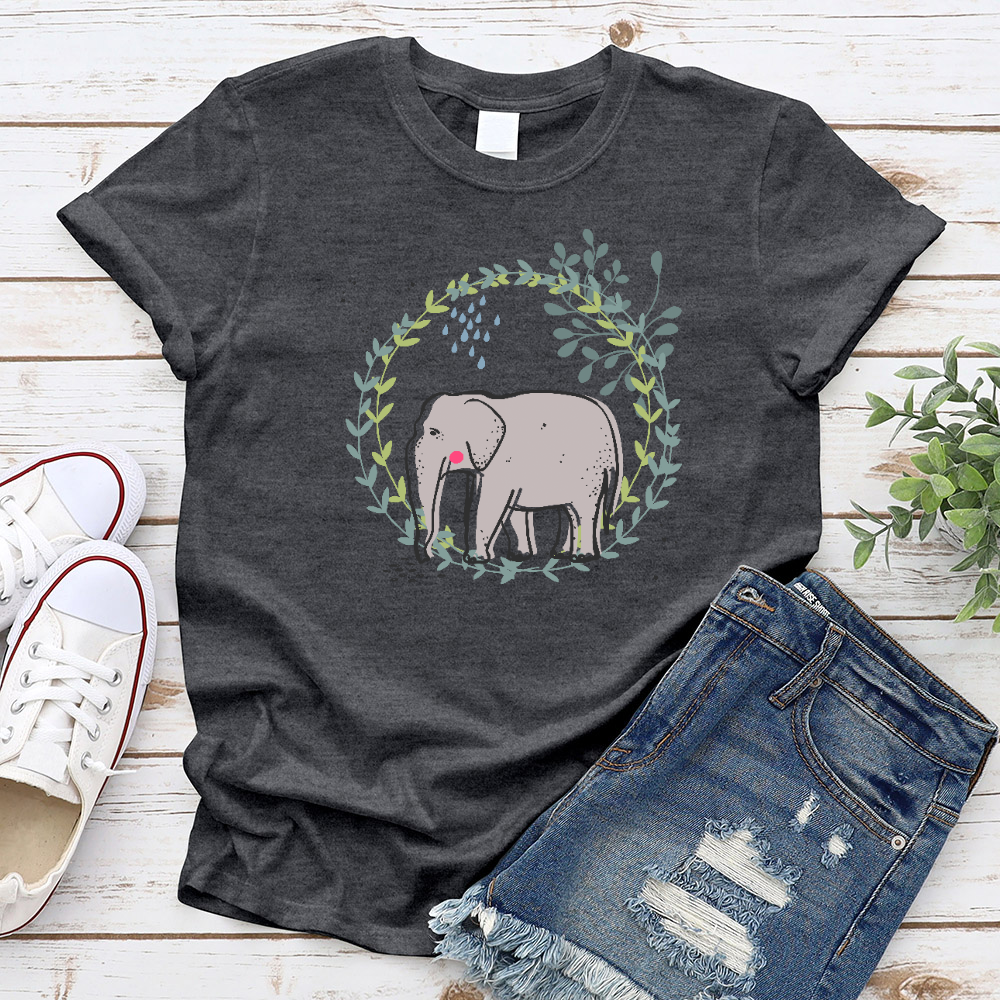 Elephant Wreath T-shirt