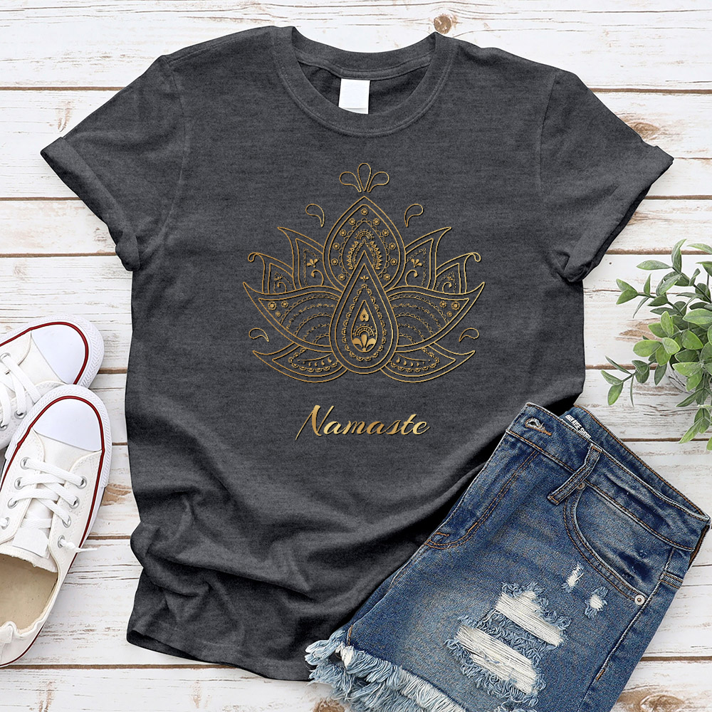 Namaste Lotus Mandala T-Shirt