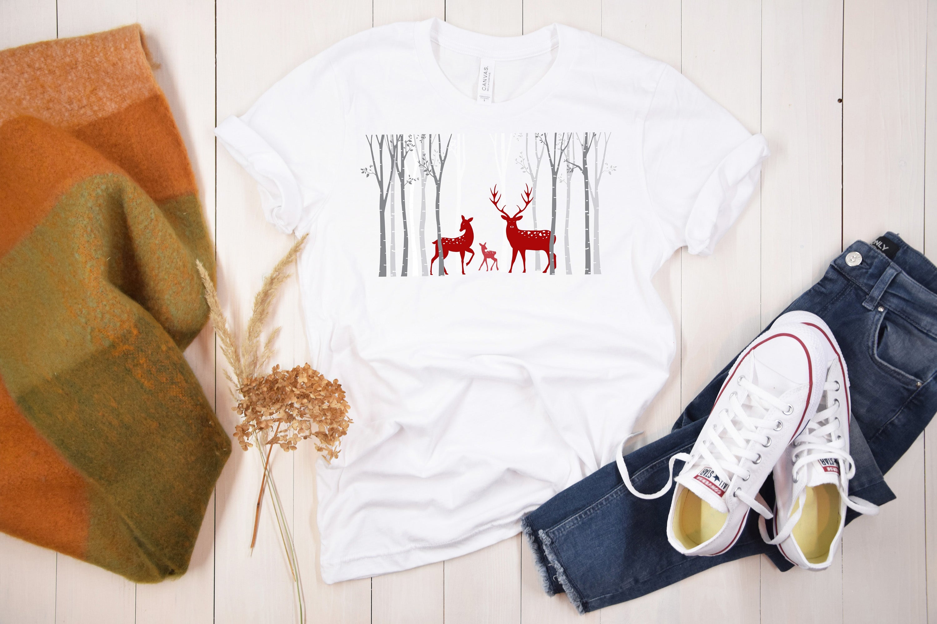 Deer Family T-shirt