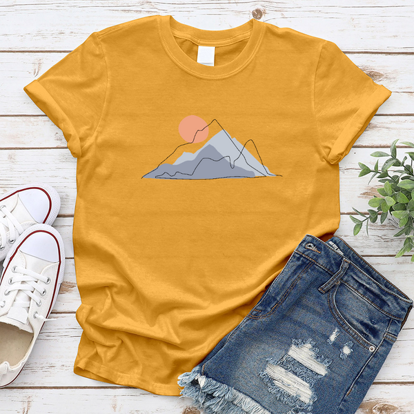 Abstract Mountain T-Shirt