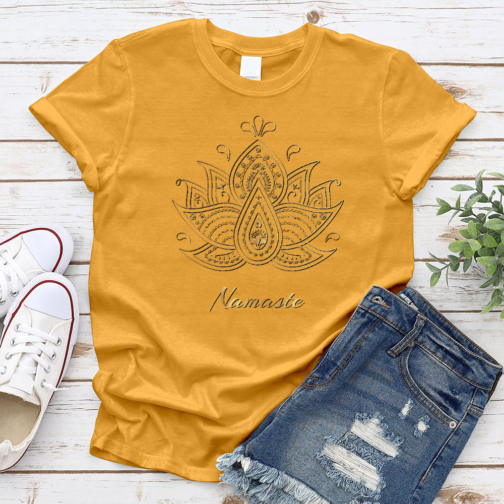 Namaste Lotus Mandala T-Shirt