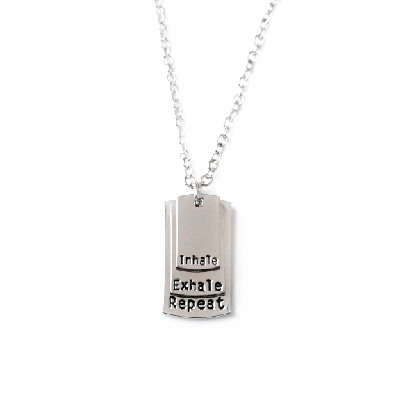 Inhale Exhale Repeat Necklace