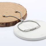 Just Breathe Affirmation Bracelet
