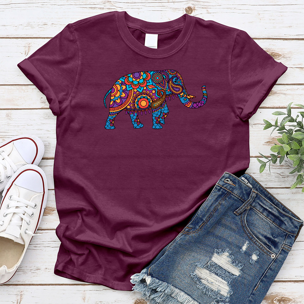 Native Colors Elephant T-Shirt