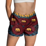 Red Feel Elephant Shorts