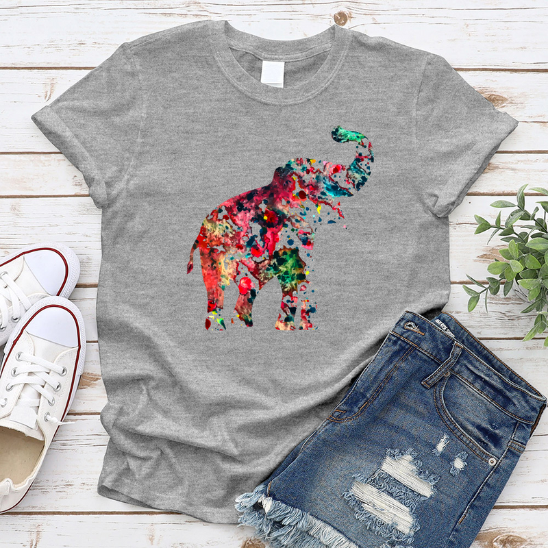 Watercolor Elephant T-shirt