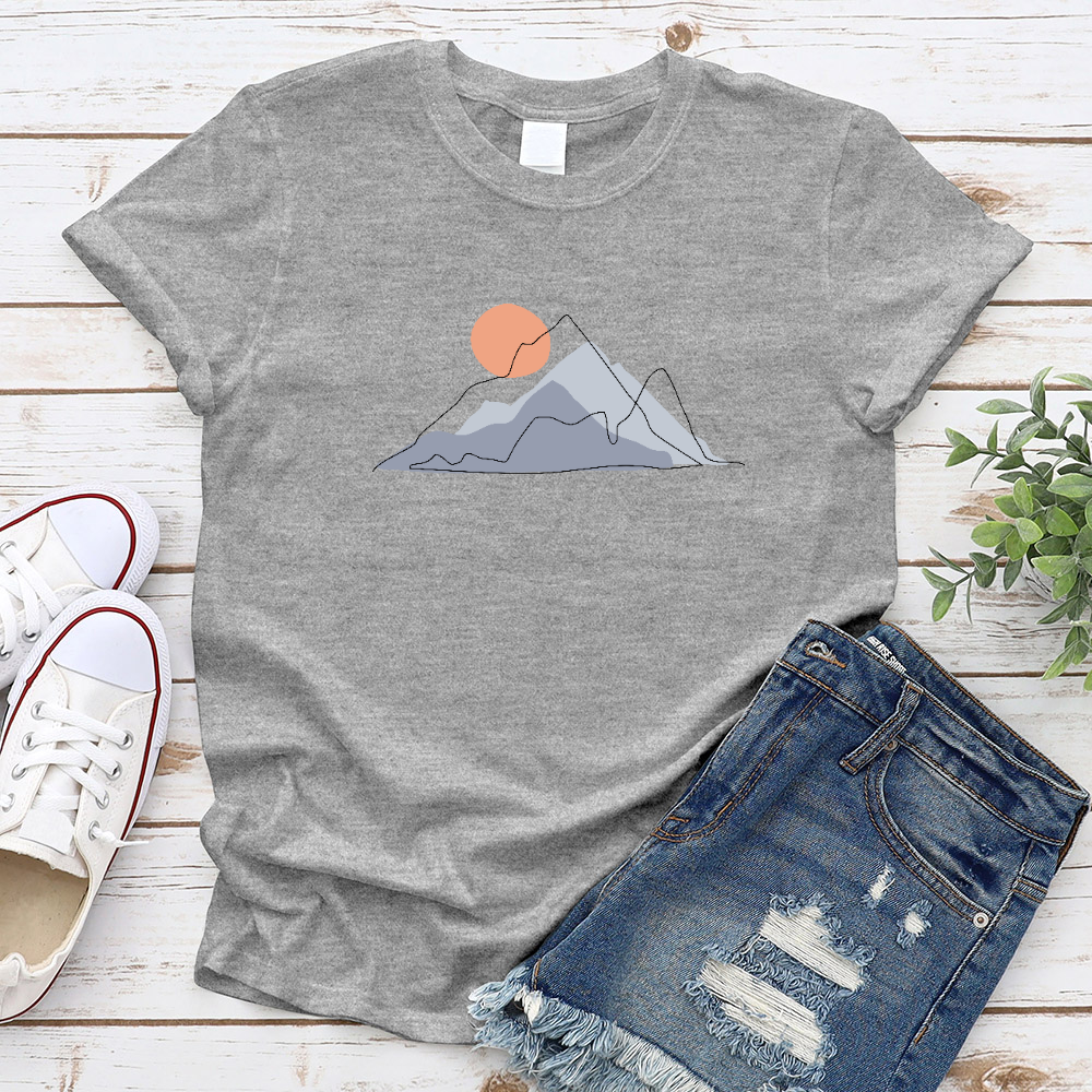 Abstract Mountain T-Shirt