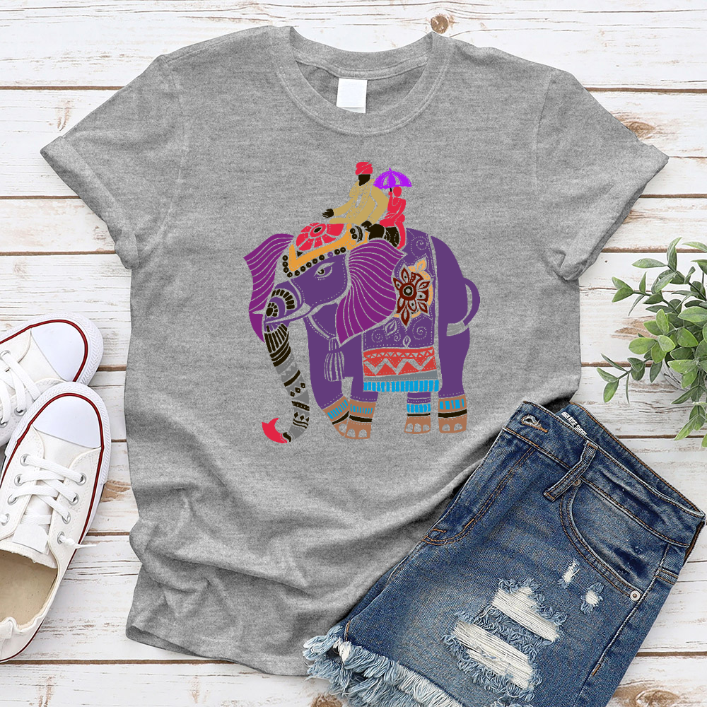 Traveling Abroad Elephant T-shirt