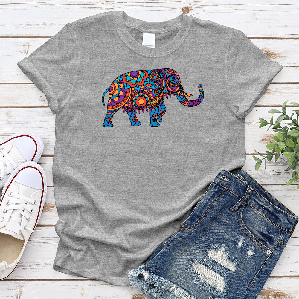 Native Colors Elephant T-Shirt