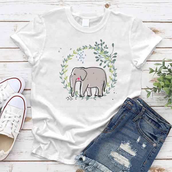 Elephant Wreath T-shirt