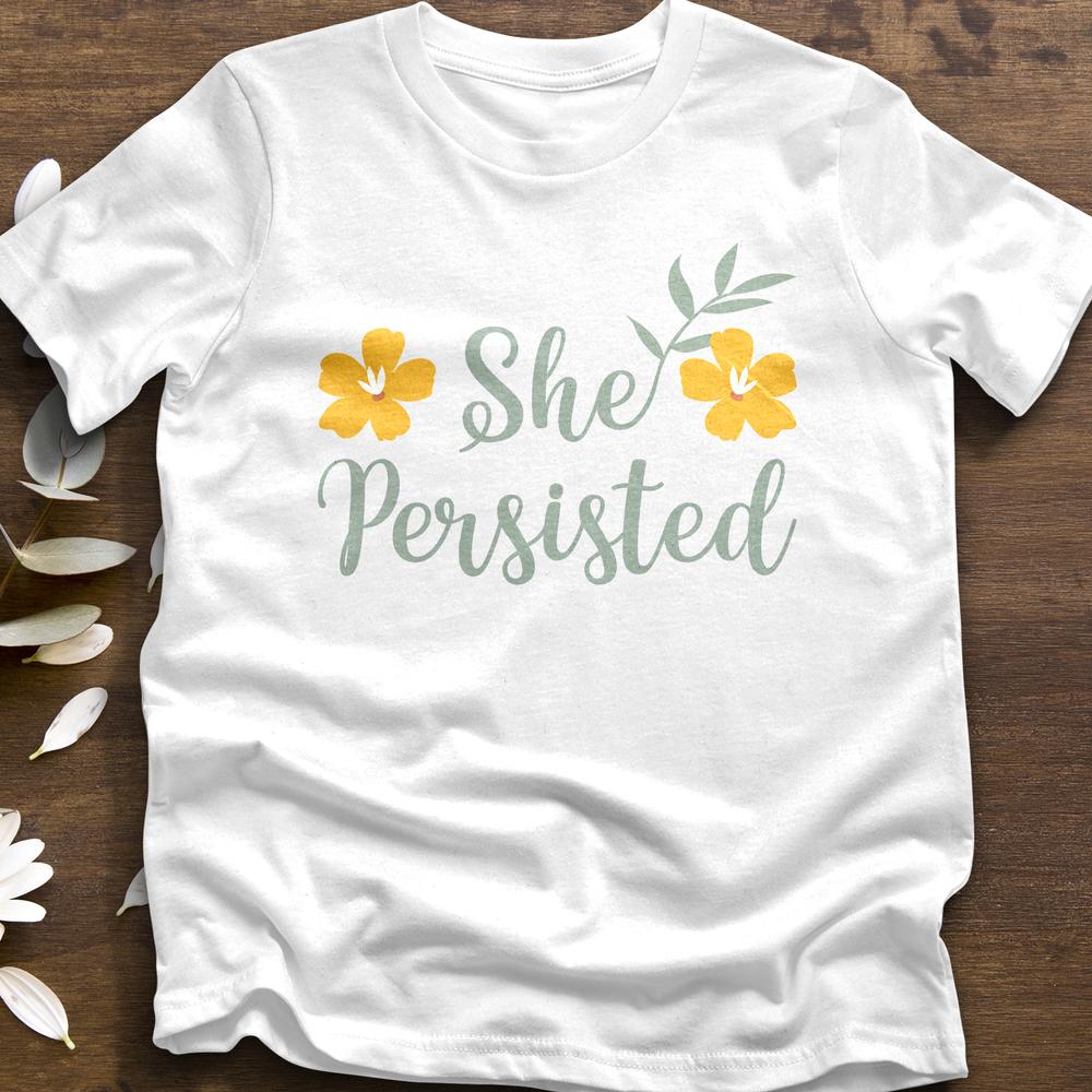 She Persisted Flower T-Shirt