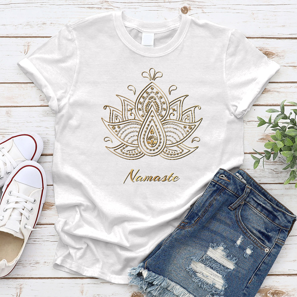 Namaste Lotus Mandala T-Shirt