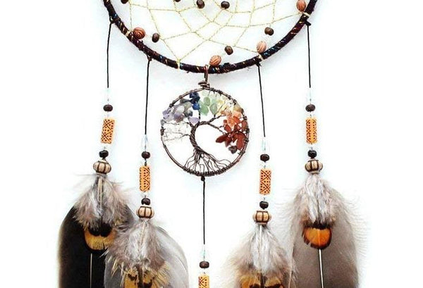 Chakra Tree Of Life Dream Catcher