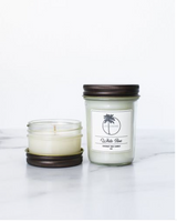 Les Creme  White Rose Scent Coconut Wax Candle