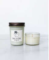 Les Creme Amber + Tonka Scent Coconut Wax Candle