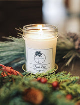 Les Creme Fresh Pine Scent Coconut Wax Candle