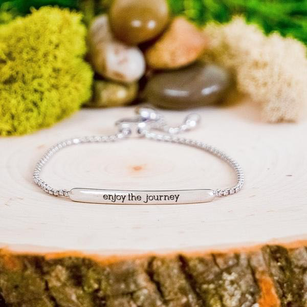 Enjoy The Journey Bar Bracelet