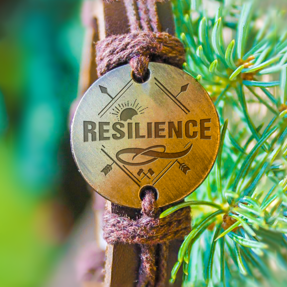 Resilience Engraved Men's Bracelet